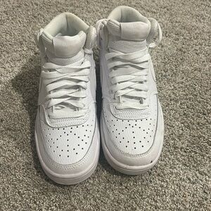 Like-new Nike White High-Top Sneakers
